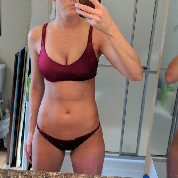 Macrame Back One Piece / Bikini Fully Reversible - Picture 3 of 7